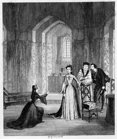Lady Jane Grey Imploring Queen Mary to Spare Her Husband