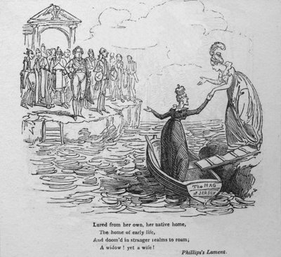 Lured from Her Own, Her Native Home by George Cruikshank