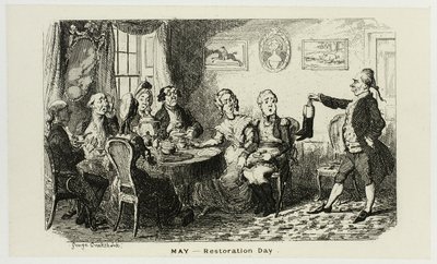 May - Restoration Day from George Cruikshank