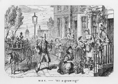 May, All A Growing by George Cruikshank