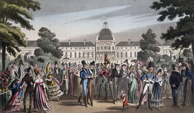 Promenade au Jardin des Tuileries - in 