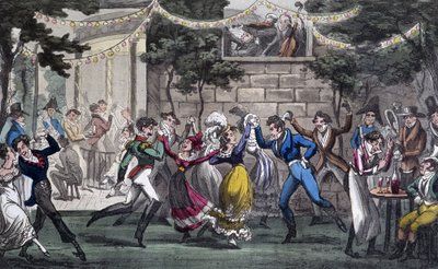 Quadrille in the salon de Mars, aux Champs Elysée - in 