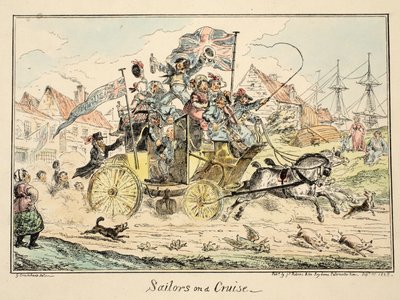 Sailors on a Cruise, from Greenwich Hospital, a Series of Naval Sketches, Descriptive of a Life of a Man-of-Wars Man by George Cruikshank
