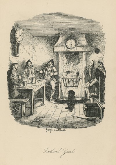 Scotland Yard by George Cruikshank by George Cruikshank
