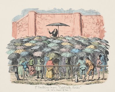 St Swithuns Chapel Cold-bath Fields by George Cruikshank