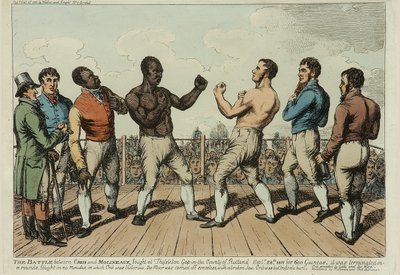 The Battle Between Cribb and Molineaux by George Cruikshank