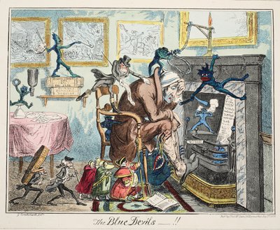 The Blue Devils by George Cruikshank