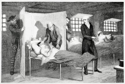 The Boy Dies on the Transportation Ship by George Cruikshank