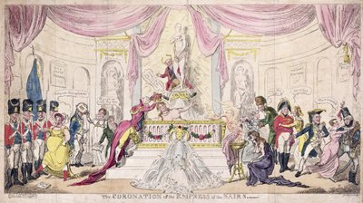 The Coronation of the Empress of the Nairs by George Cruikshank