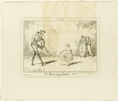 The Dancing Lesson, Part 3: Summer by George Cruikshank