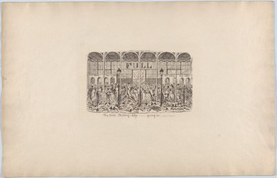 The First Shilling Day-Going In by George Cruikshank