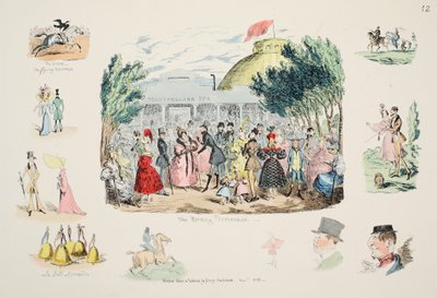 The Morning Promenade by George Cruikshank