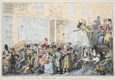The Piccadilly Nuisance by George Cruikshank