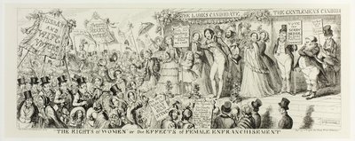 The Rights of Women or the Effects of Female Enfranchisement from George Cruikshank