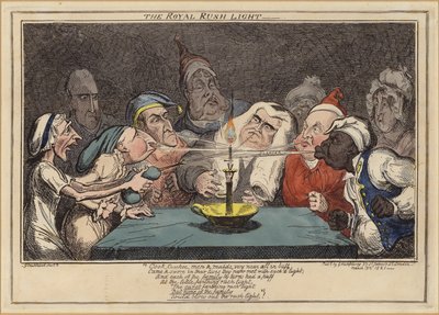 The Royal Rush Light by George Cruikshank