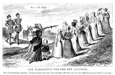 The Scholastic Hen and Her Chickens by George Cruikshank