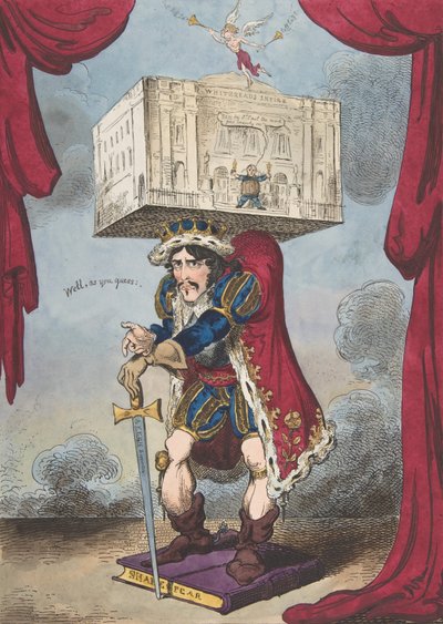 The Theatrical Atlas by George Cruikshank