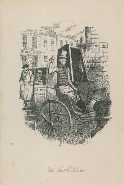 The Last Cabdriver by George Cruikshank