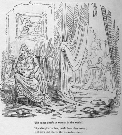 The Most Desolate Woman in the World by George Cruikshank