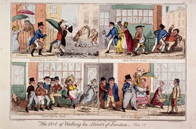 Walking the streets of London by George Cruikshank