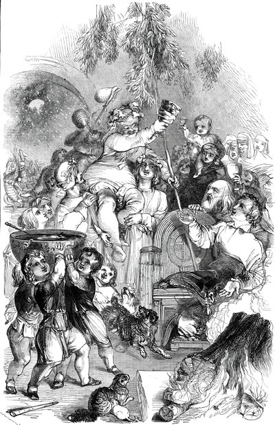 Bringing in Christmas by George Dalziel