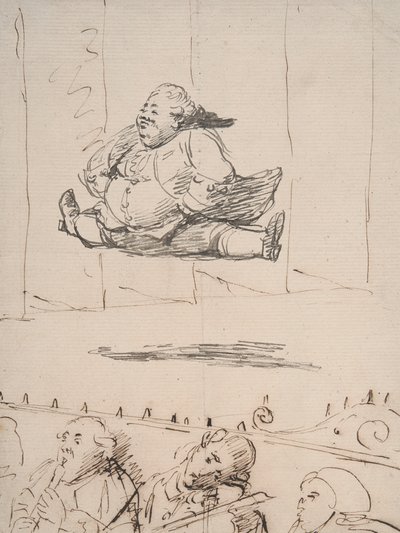 A Man doing the Splits by George Dance