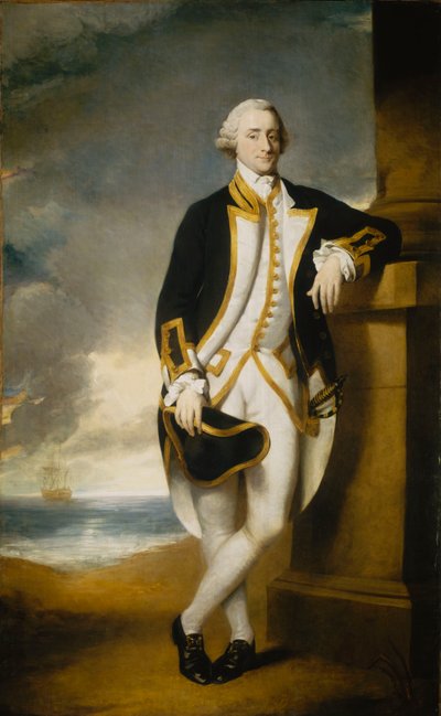 Captain Hugh Palliser (1723-1796), c.1775 by George Dance