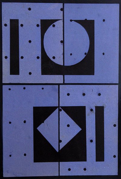 Collage, Blue Mercato by George Dannatt