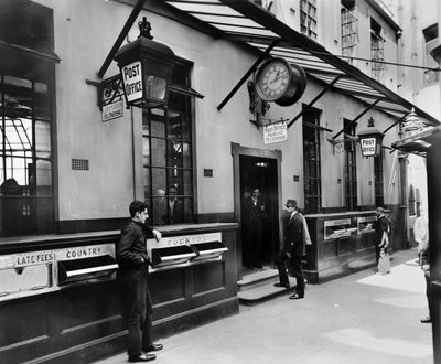 Lombard Street Post Office, City of London, late 19th-early 20th century by George Davison Reid