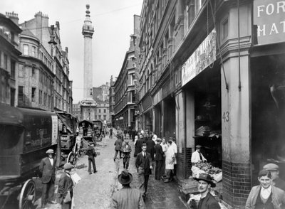 Monument Street and Monument, City of London by George Davison Reid