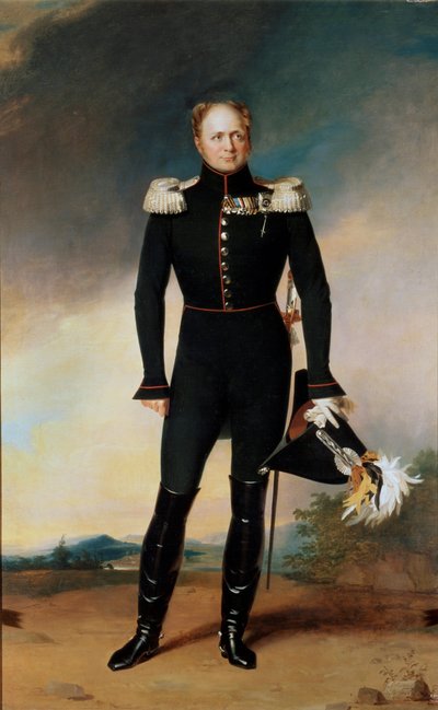 Portrait of Emperor Alexander I by George Dawe