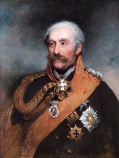Portrait of Field Marshal Blücher, Prussian soldier, c. 1818 by George Dawe