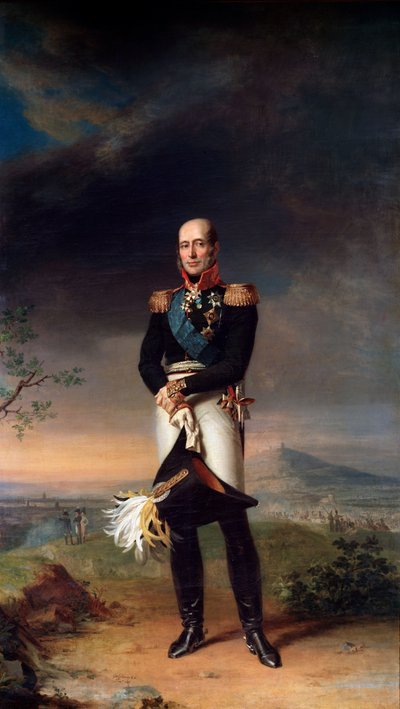 Portrait of Field Marshal Count Mikhail Barklay-de-Tolli, 1829 by George Dawe
