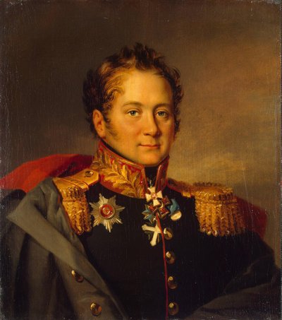 Portrait of General Alexander Alexandrovich Pisarev, before 1825 by George Dawe