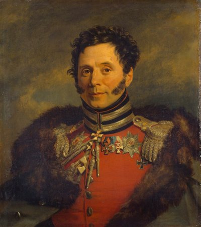 Portrait of General Nikolai Ivanovich Depreradovich, before 1825 by George Dawe