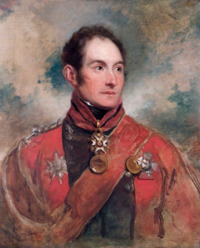 Portrait of Lieutenant-General Sir Edward Barnes, British soldier by George Dawe