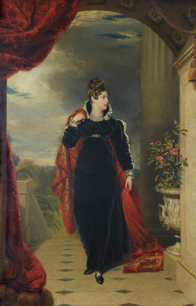 Portrait of Princess Charlotte of Wales 1796-1817 by George Dawe