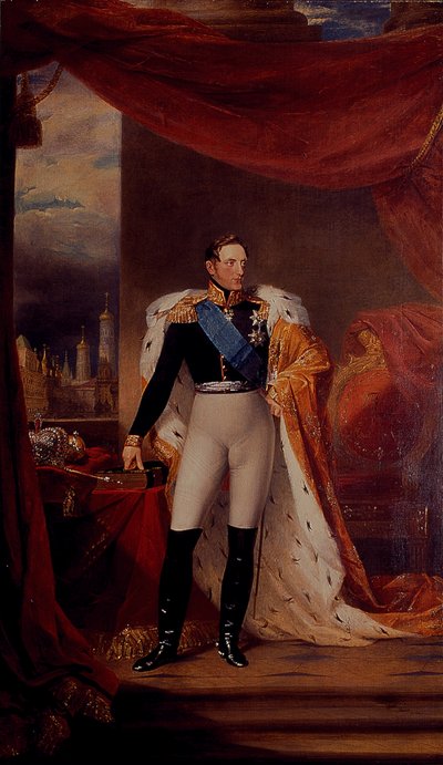 Portrait of Tsar Nicholas I of Russia by George Dawe