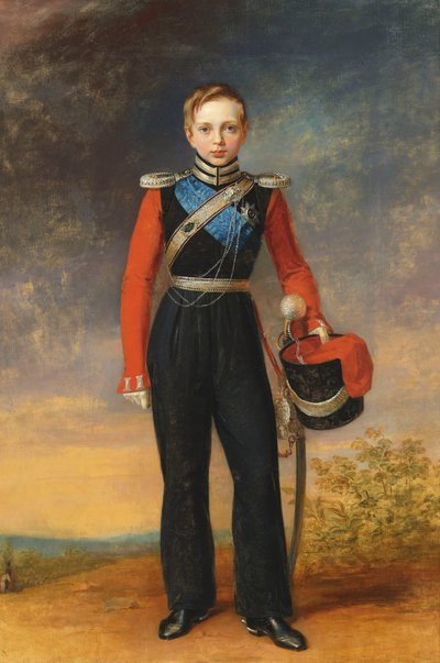 Portrait of the Crown Prince Alexander Nikolayevich 1818-1881 by George Dawe