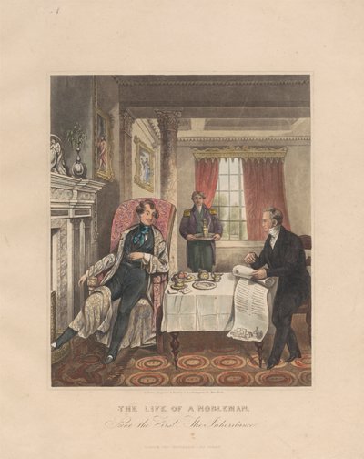 Set of nine: (1) The Life of a Nobleman by George Dawe