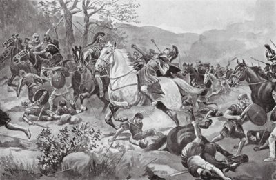 The Battle of Coronea, BC 447 by George Derville (after) Rowlandson