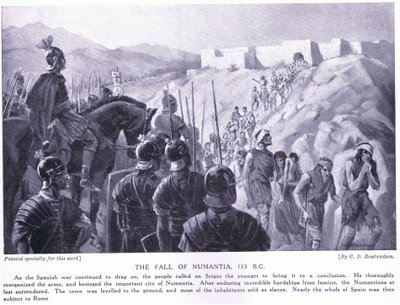 The fall of Numantia 133BC by George Derville Rowlandson