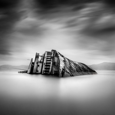 Long Exposure Shipwreck by George Digalakis