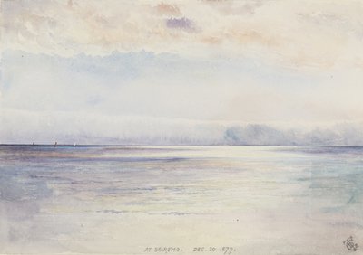 At San Remo, 30th December 1877 by George Douglas Tinling