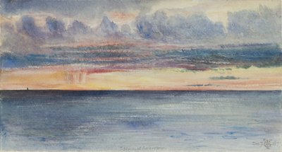 San Remo: Sunrise, 7.30 a.m. 7th December, 1877 by George Douglas Tinling