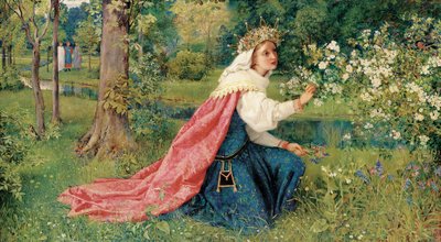 Matilda - Dante, Purgatorio, Canto 28 by George Dunlop Leslie