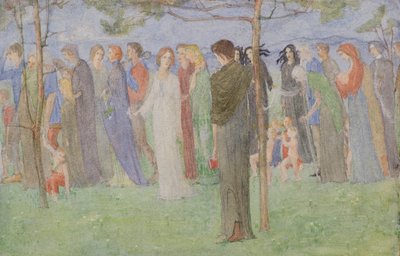 A Procession, c.1898 by George Dutch Davidson