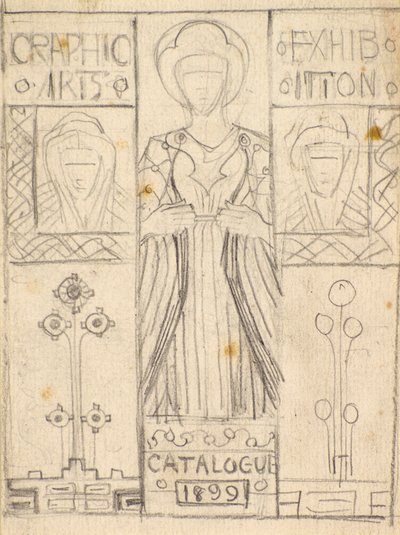 Design for Dundee Graphic Arts Association Catalogue Cover by George Dutch Davidson
