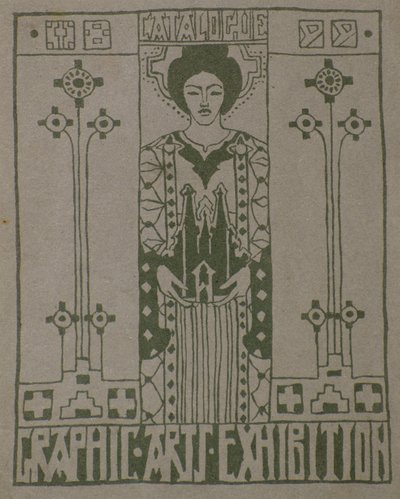Proof Print for Dundee Graphic Arts Association Catalogue Cover by George Dutch Davidson