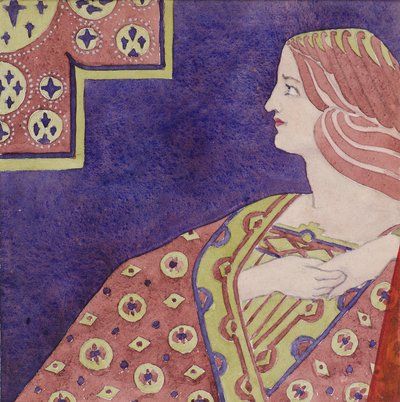 Study (for decorative panel), c.1898-1901 by George Dutch Davidson